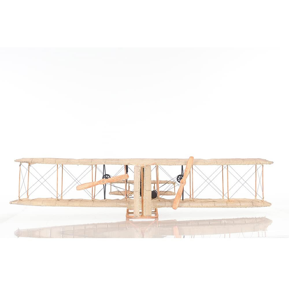 Old Modern Handicrafts Wright Brothers Airplane Model - Elevate Any Space with Timeless Elegance of Model Plane - 33.0L x 17.0W x 7.5H Inches