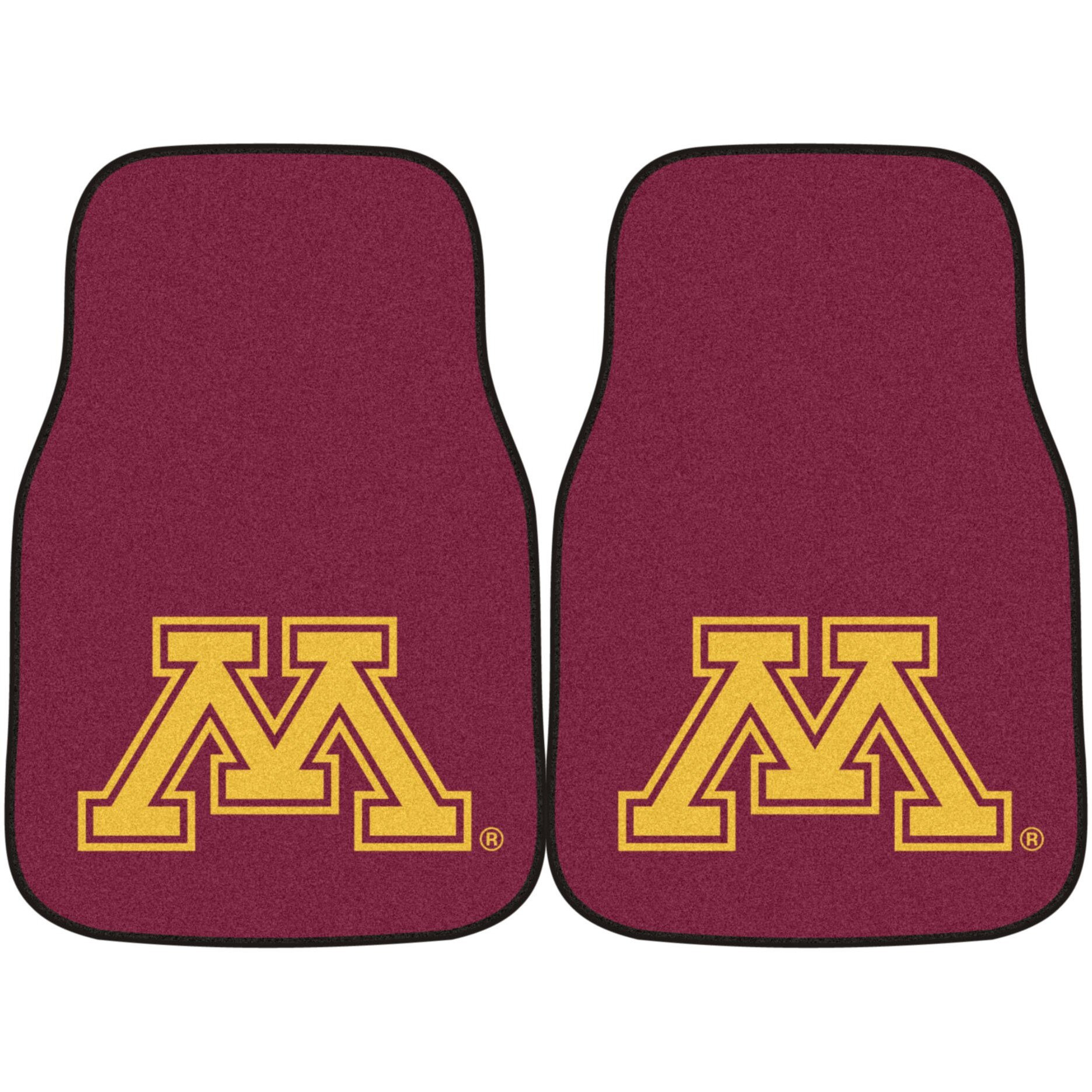 Fanmats Minnesota Golden Gophers Carpeted Car Mats