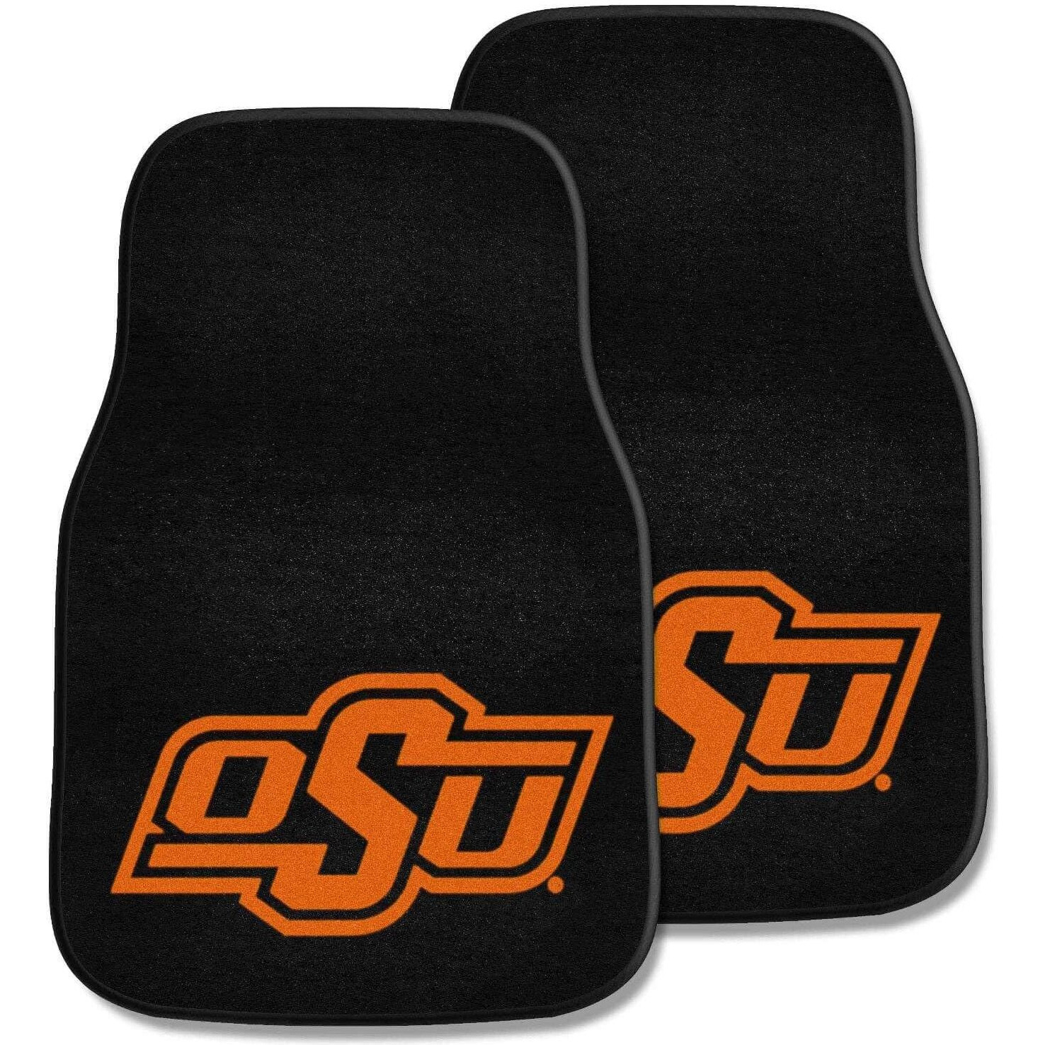 Oklahoma State University Carpet Car Mat Set - 2 Pieces