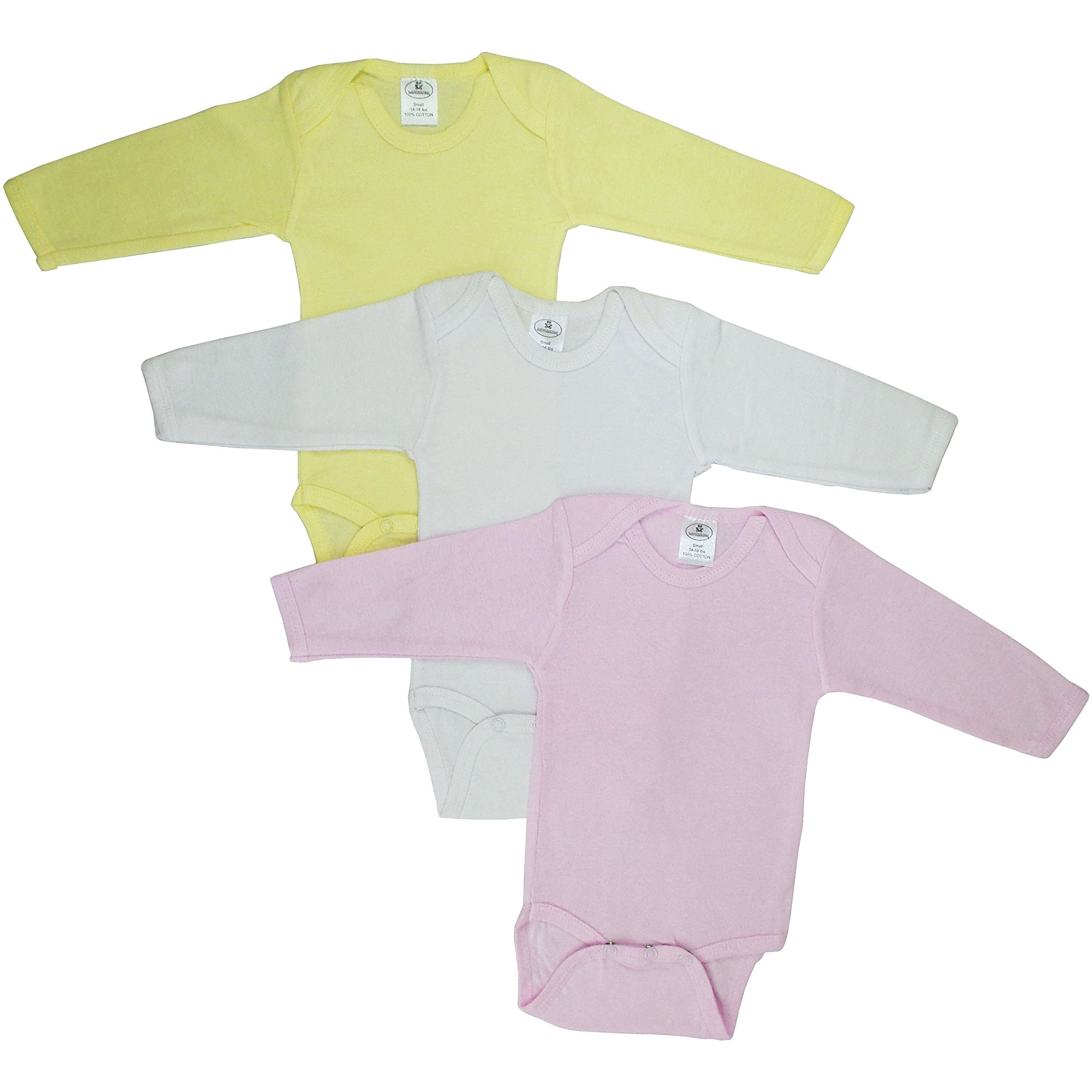 bambini Boys' Pastel Long Sleeve Onezie