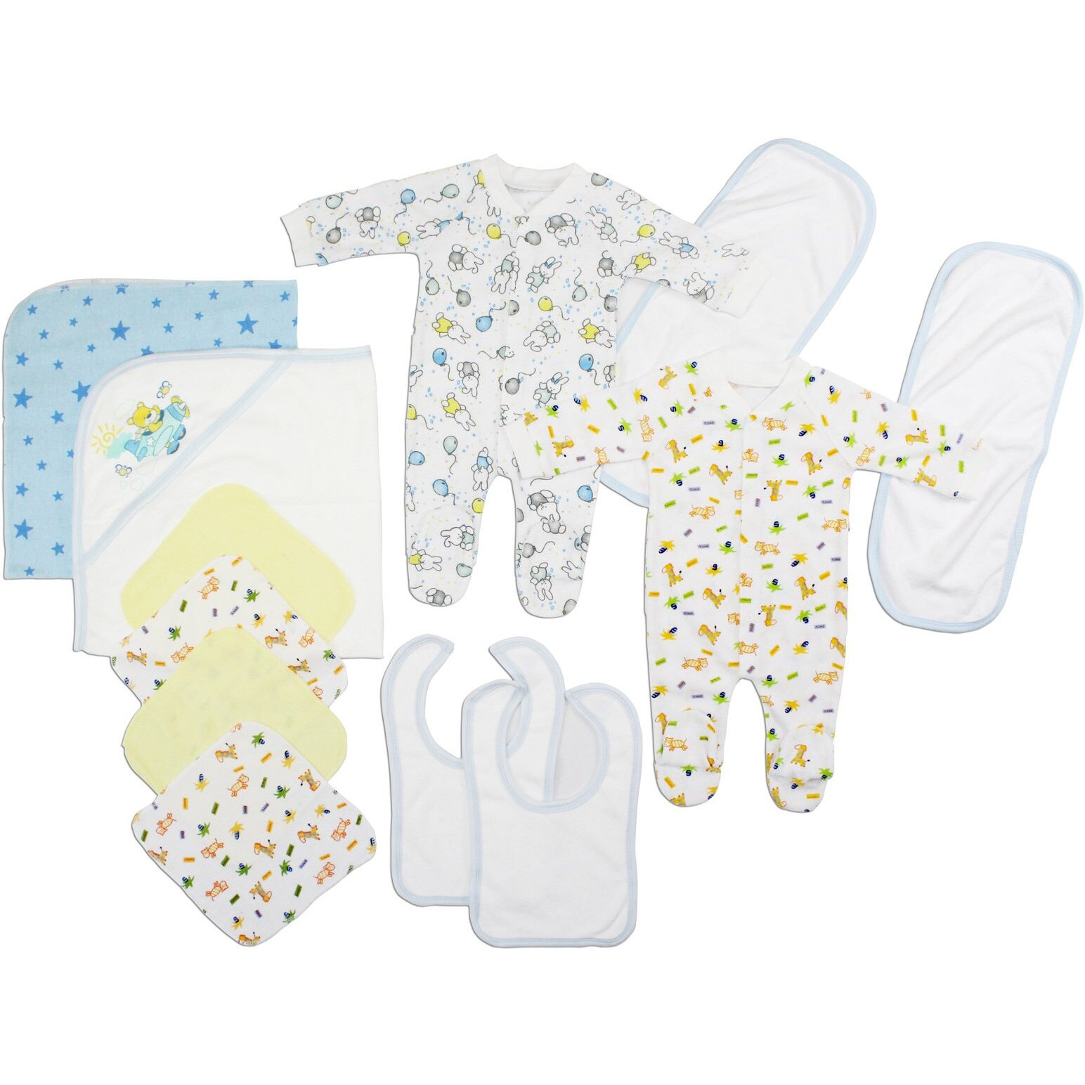 Bambini Newborn Baby Boys 12 Pc Layette Set