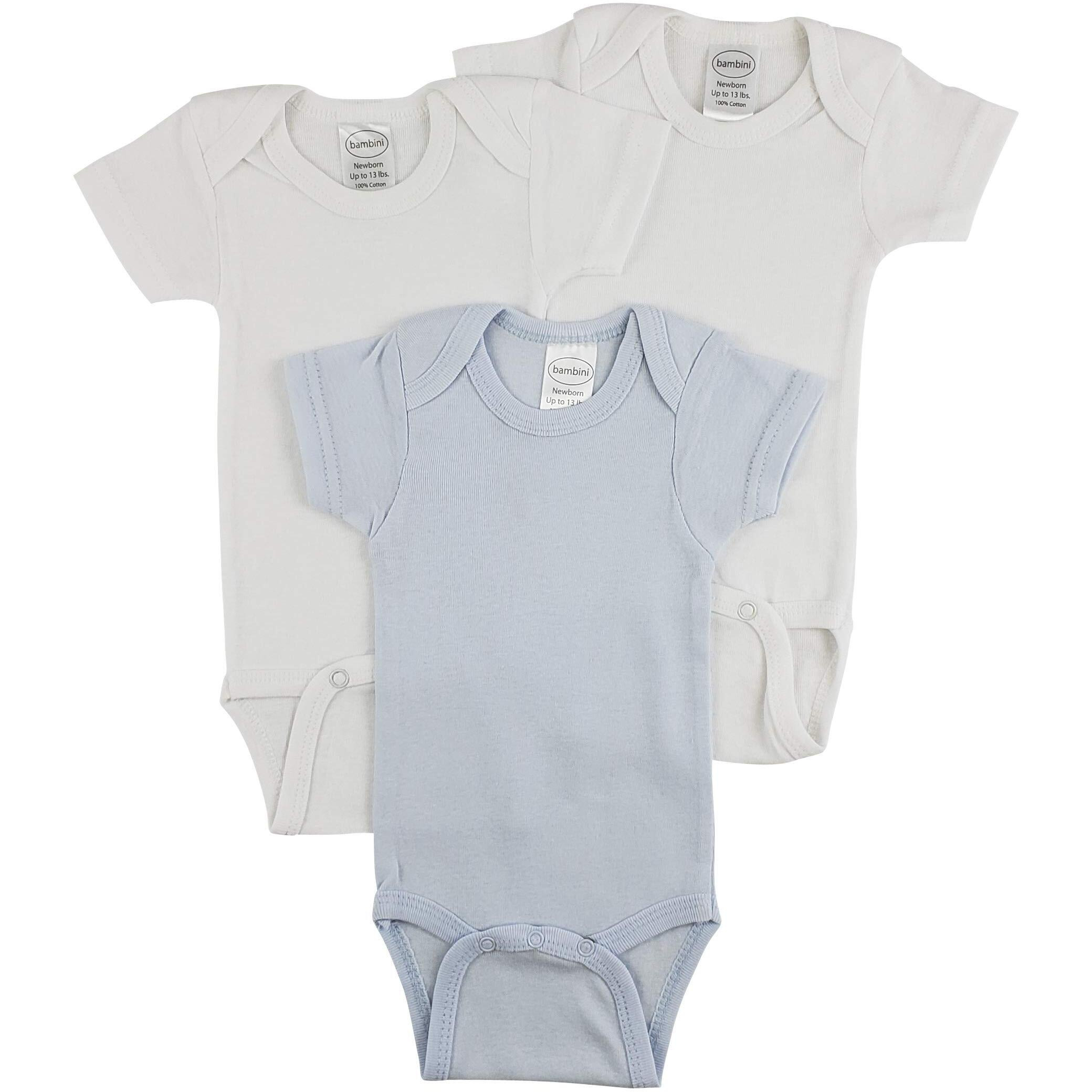 bambini Short Sleeve One Piece 3 Pack