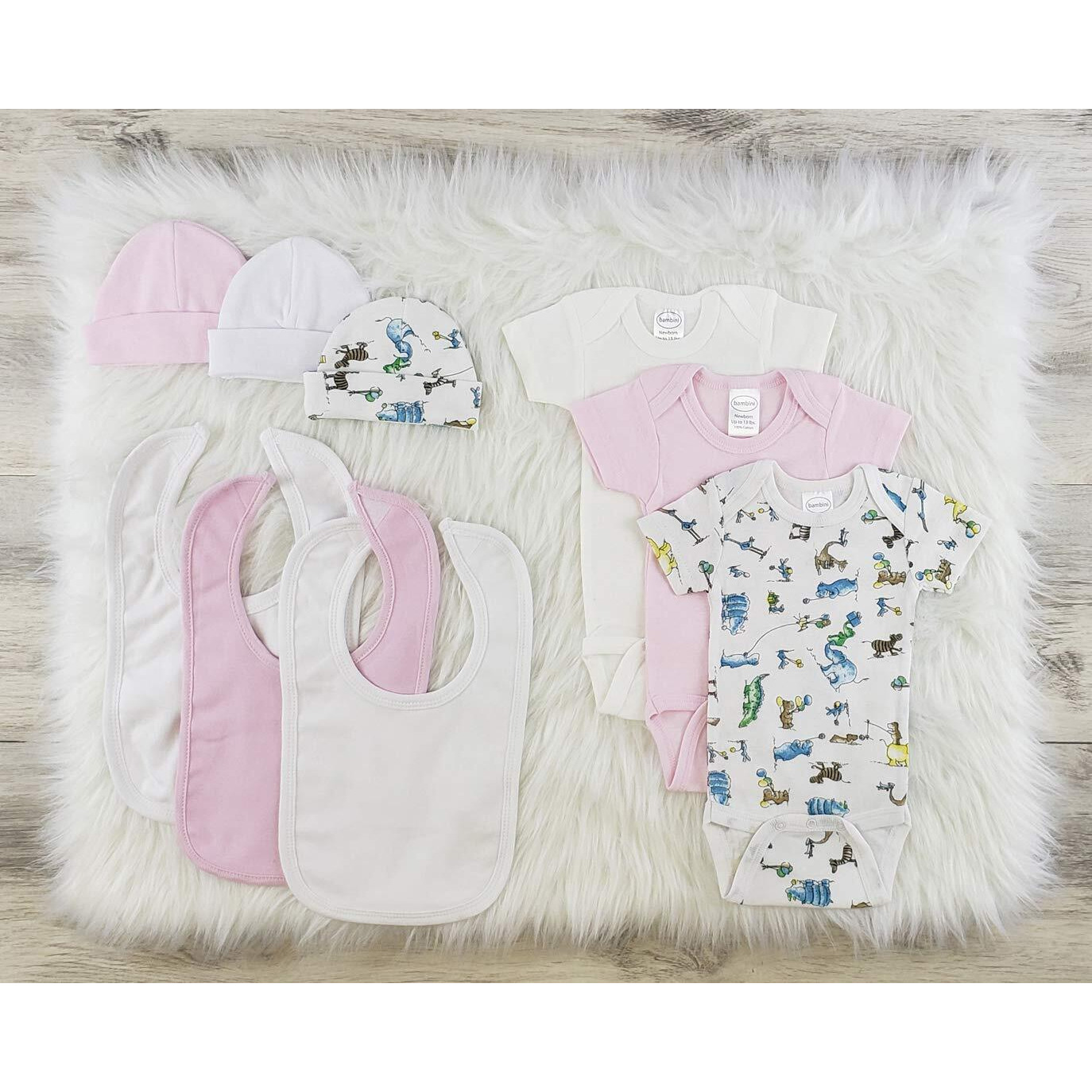 bambini 9 Pc Layette Baby Clothes Set