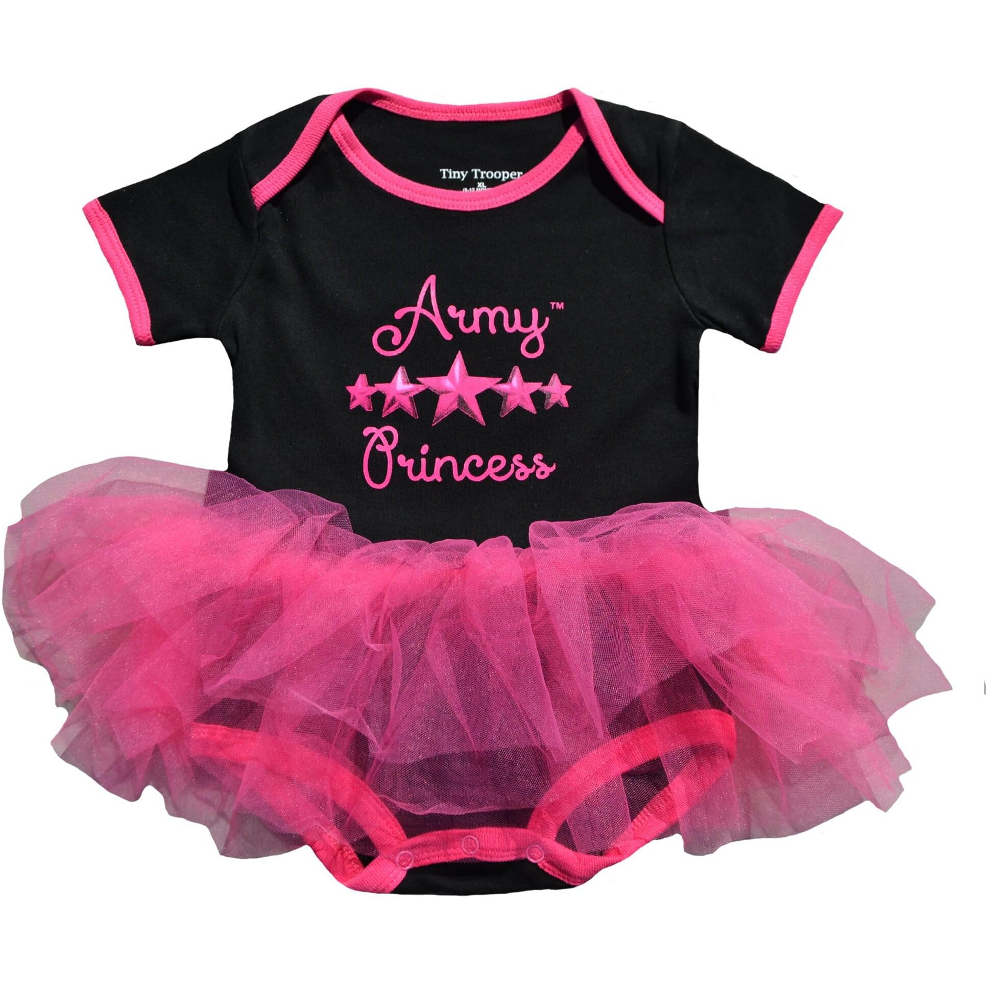 ARMY PRINCESS INFANT GIRLS TUTU BODYSUIT