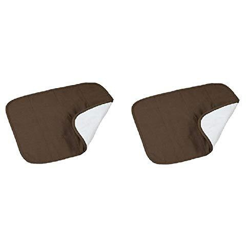 Quilted Waterproof Seat Protector - Size -20 X 21 - Brown Color - Pack of 2