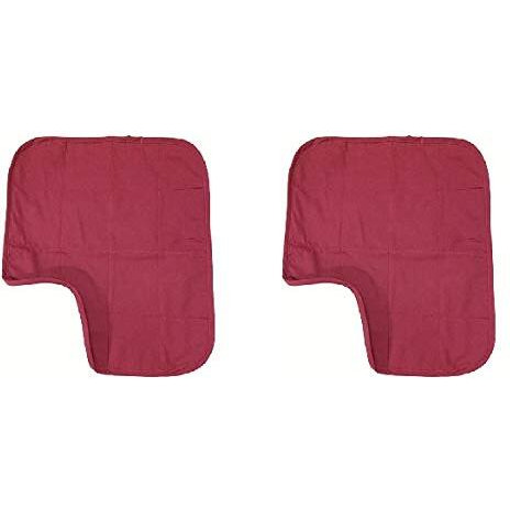 Quilted Waterproof Seat Protector - Size -20 X 21- Burgundy - Pack of 2