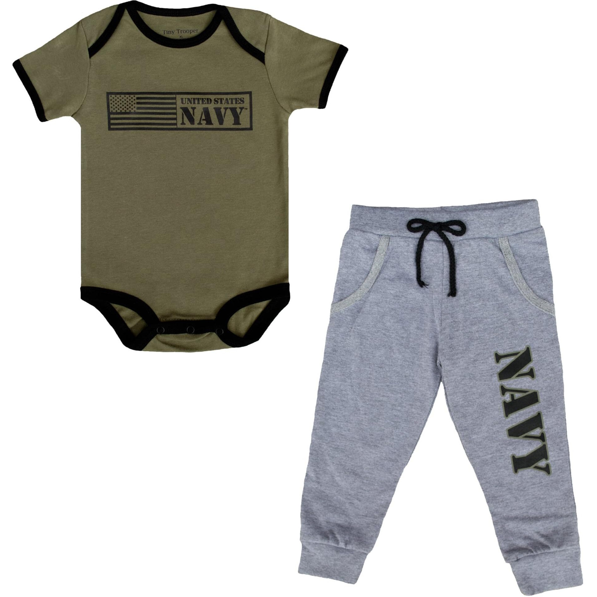 Navy Baby Jogger Set (2 Pieces)