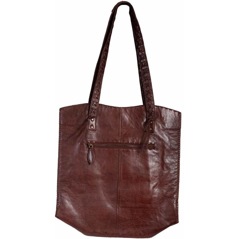 Scully Women's Leather Handbag - B181-CHOC One Size