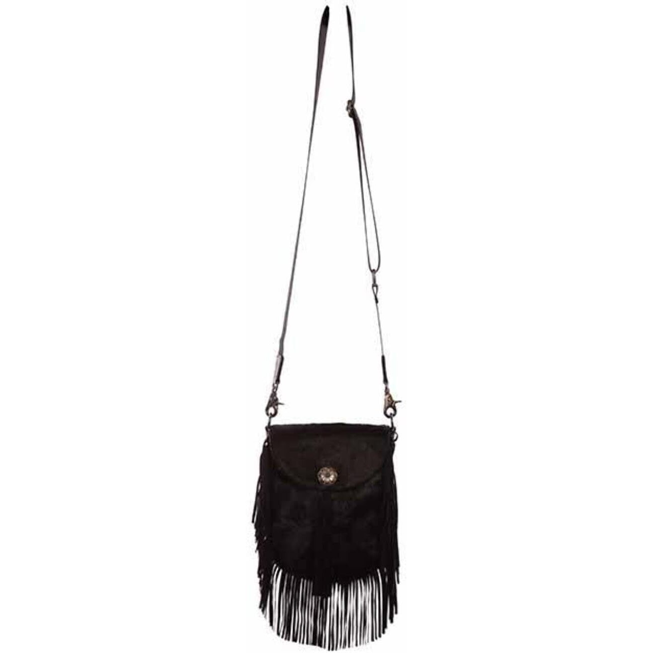 Scully Women's Fringe Crossbody Bag Black One Size