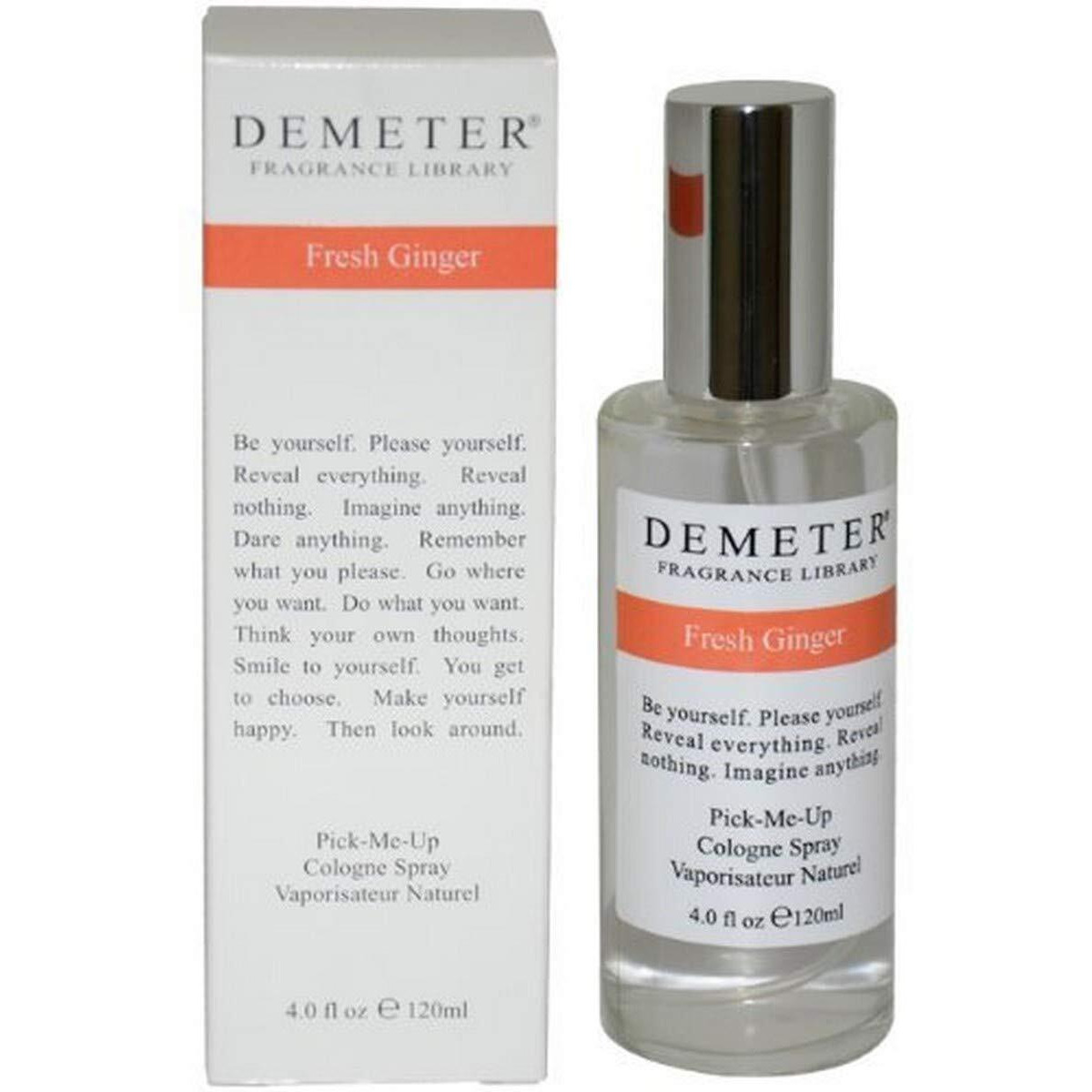 Demeter Unisex Cologne Spray, Fresh Ginger, 4 Ounce