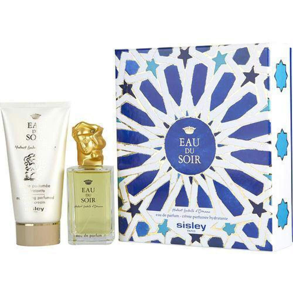 Eau Du Soir By Sisley For Women. Set-eau De Parfum Spray 3.3 oz & Body Cream 5.1 oz