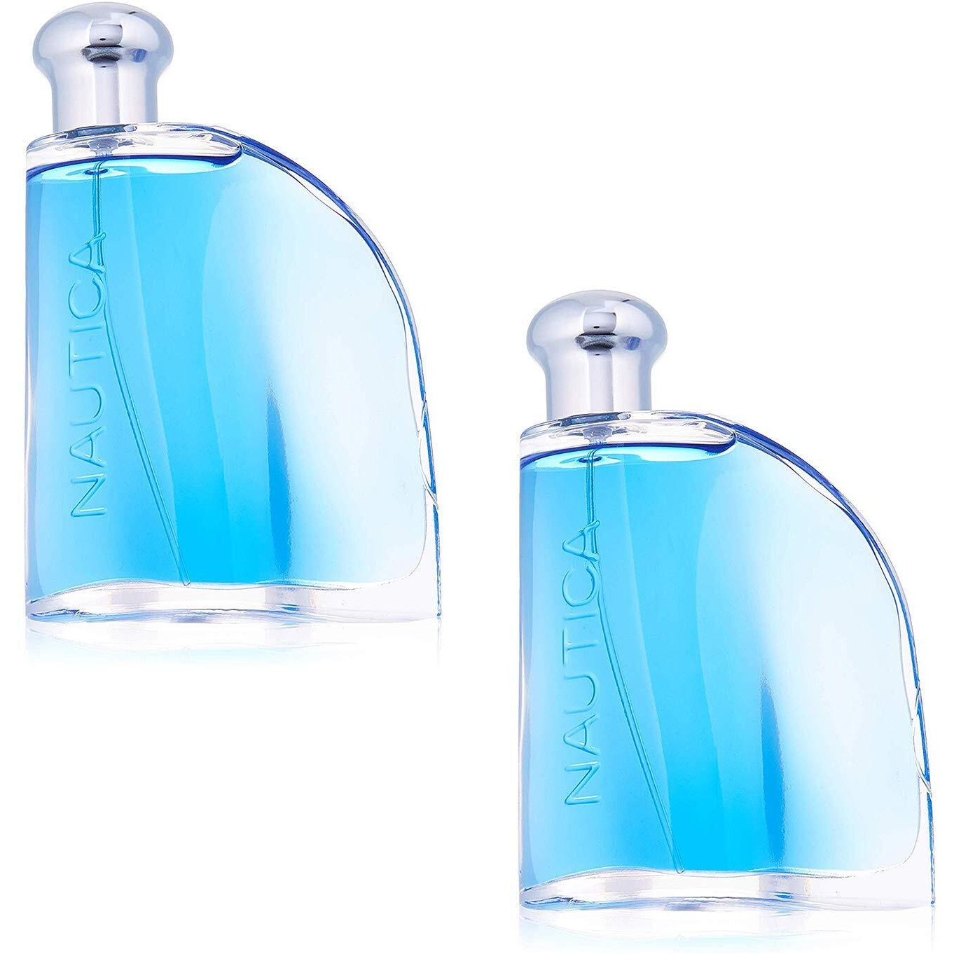 Nautica Blue Eau De Toilette Spray for Men 3.40 oz (Pack of 2)