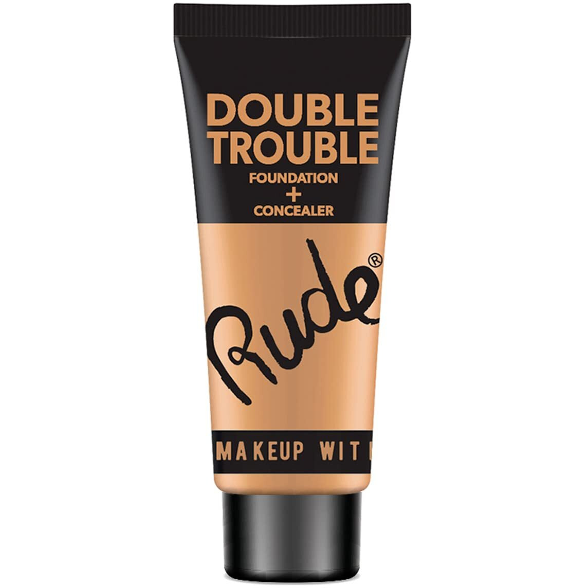 Rude - Double Trouble Foundation + Concealer - Cocoa