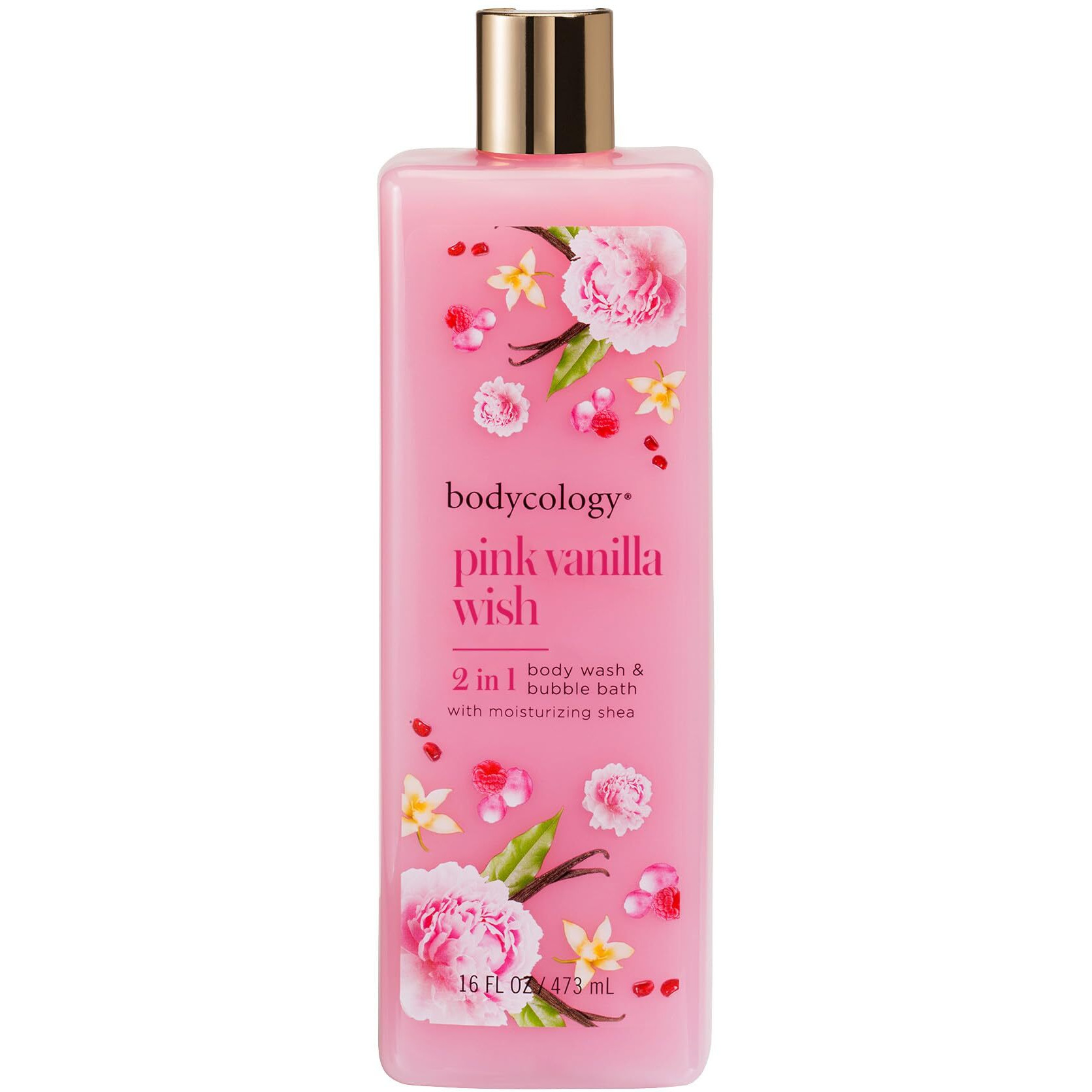 Bodycology Pink Vanilla Wish Body Wash Women 16 oz