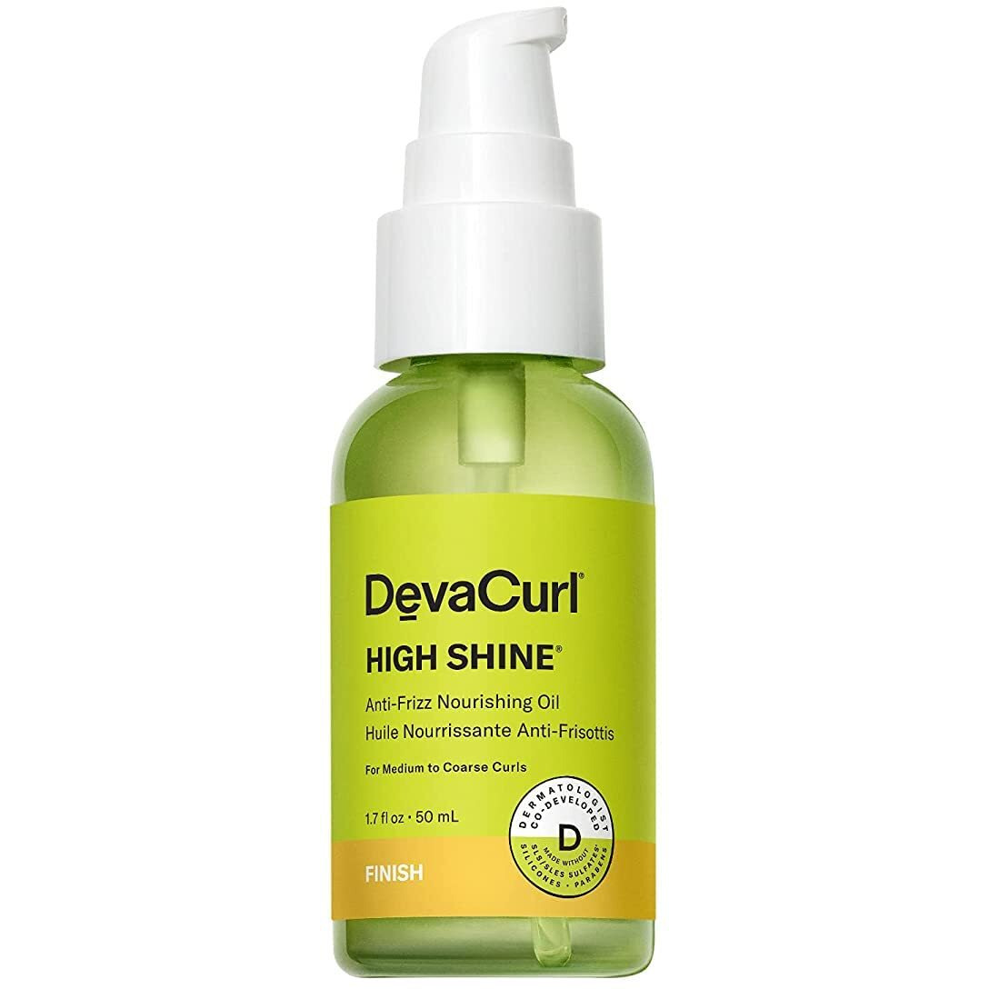 DevaCurl High Shine Anti-Frizz Nourishing Oil, Bright Breeze, 1.7 fl. oz.