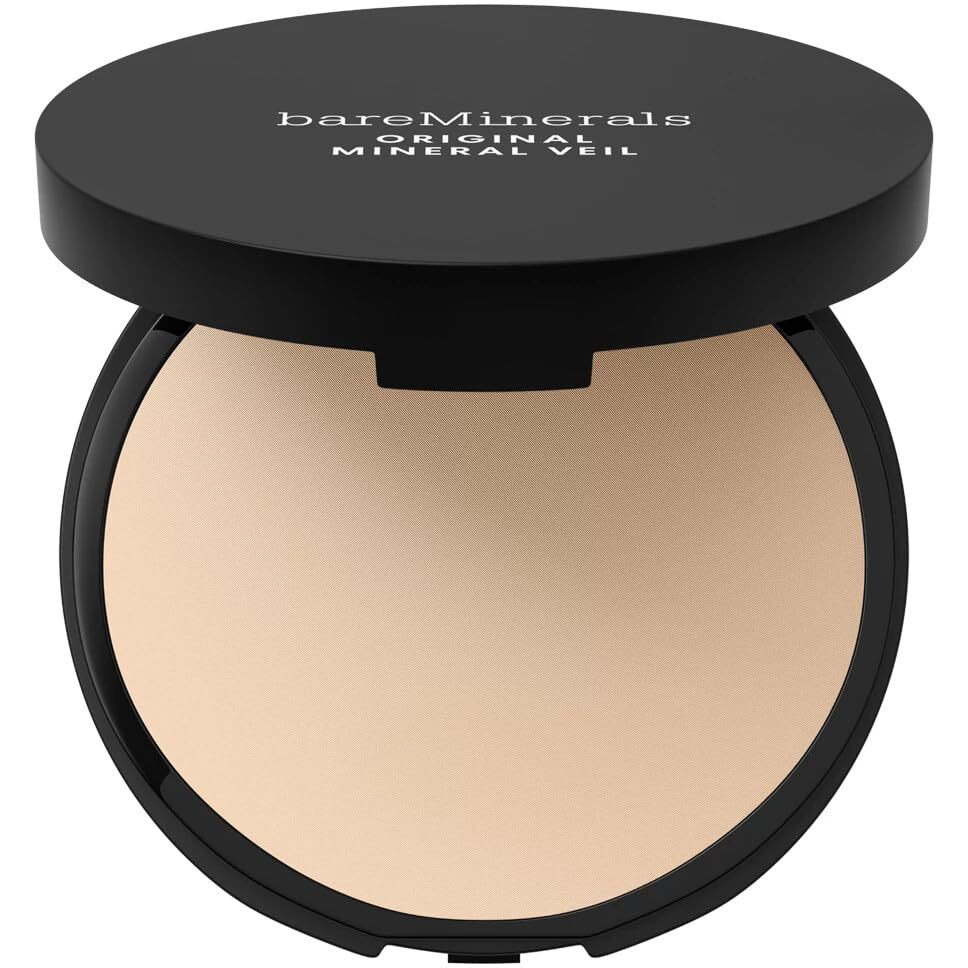 bareMinerals Original Pressed Mineral Veil Setting Powder with Puff Applicator, 0.3 Ounce (Pack of 1), Sheer Fair