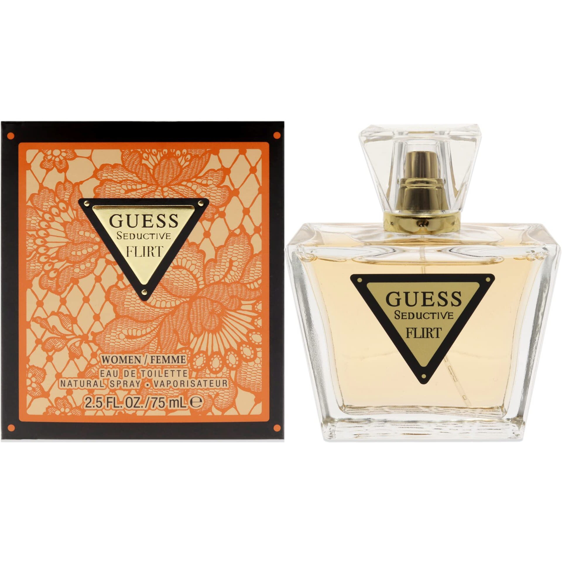 GUESS Seductive Flirt Eau de Toilette Spray Perfume for Women, 2.5 Fl Oz