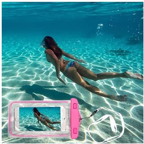 EverGlow WaterProof Pouch For Your Smartphone And Essentials (Pink)