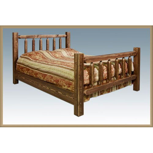 Montana Woodworks Twin Bed - Stained and Varnished