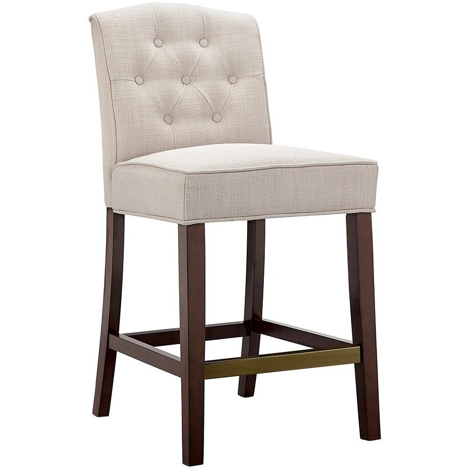 Madison Park Marian Tufted Counter Stool Tan See below