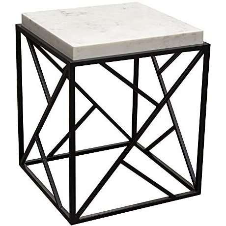 Plymouth Diamond Sofa Square Accent Table PLYMOUTHATWH