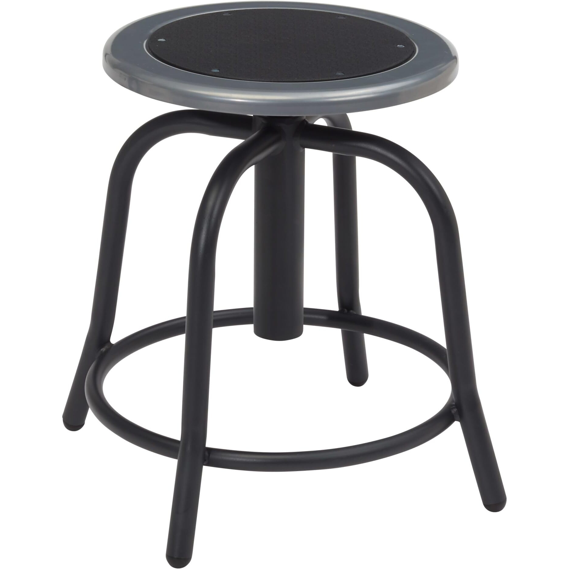 National Public Seating, 18 - 24 Height Adjust Swivel Stool, Primary Color Black, Included (qty.) 1, Seating Type Office Stool, Model 6810-10