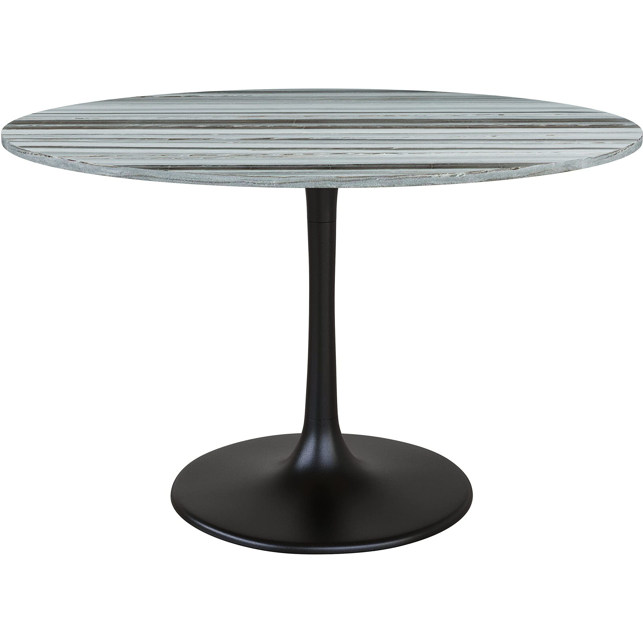 Zuo Central City Dining Table Gray & Black