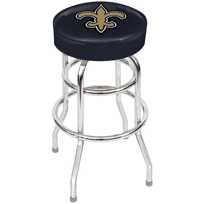 New Orleans Saints Chrome Bar Stool