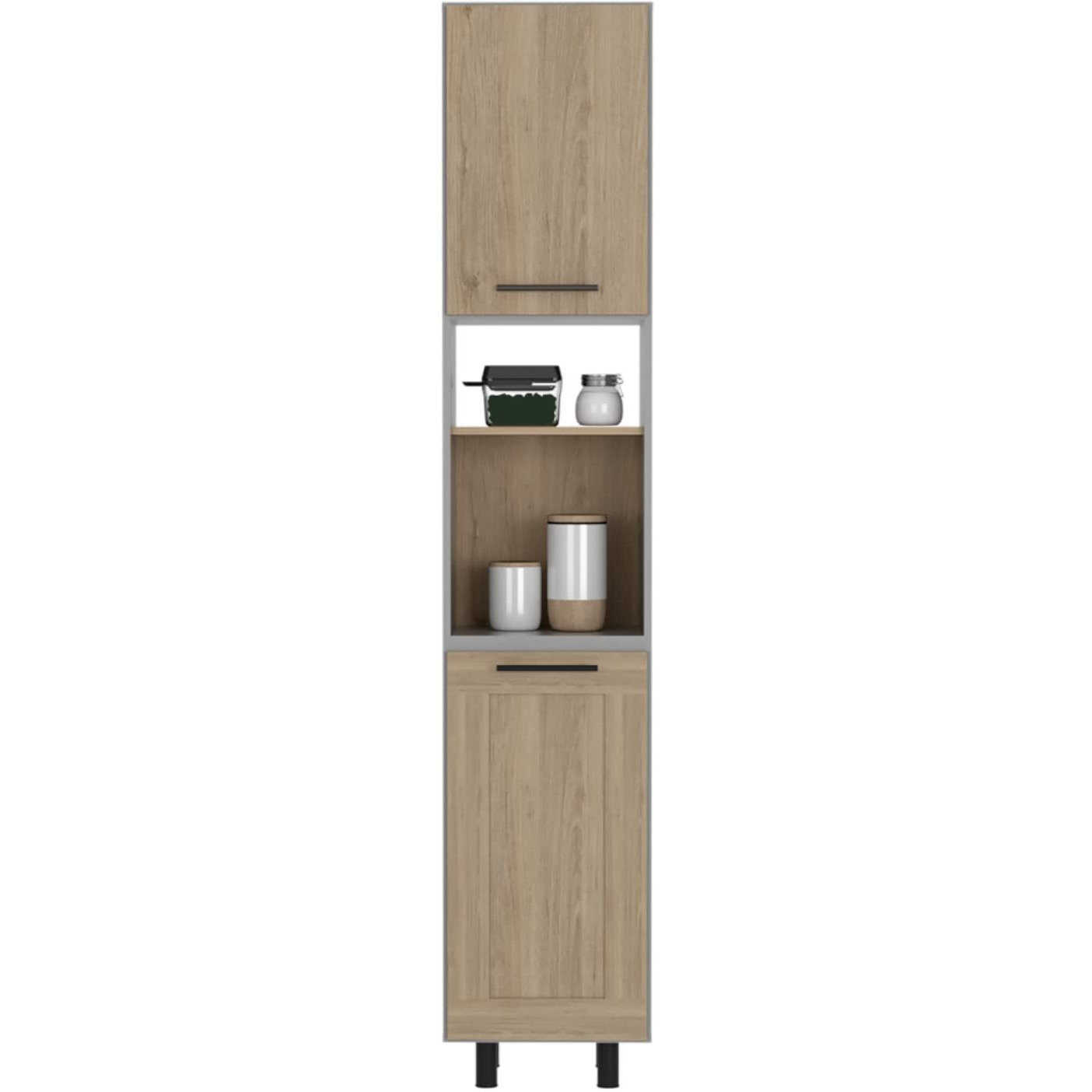 Blade Kitchen Pantry, Six Shelves, Double Door