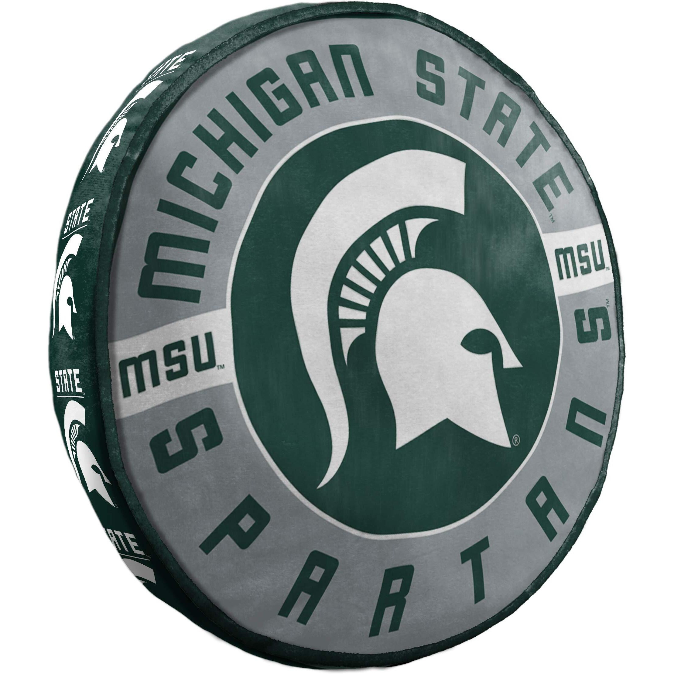 Northwest 1COL148000031RET Company Michigan State Spartans 15" Travel Cloud Pillow, One Size, Multicolor