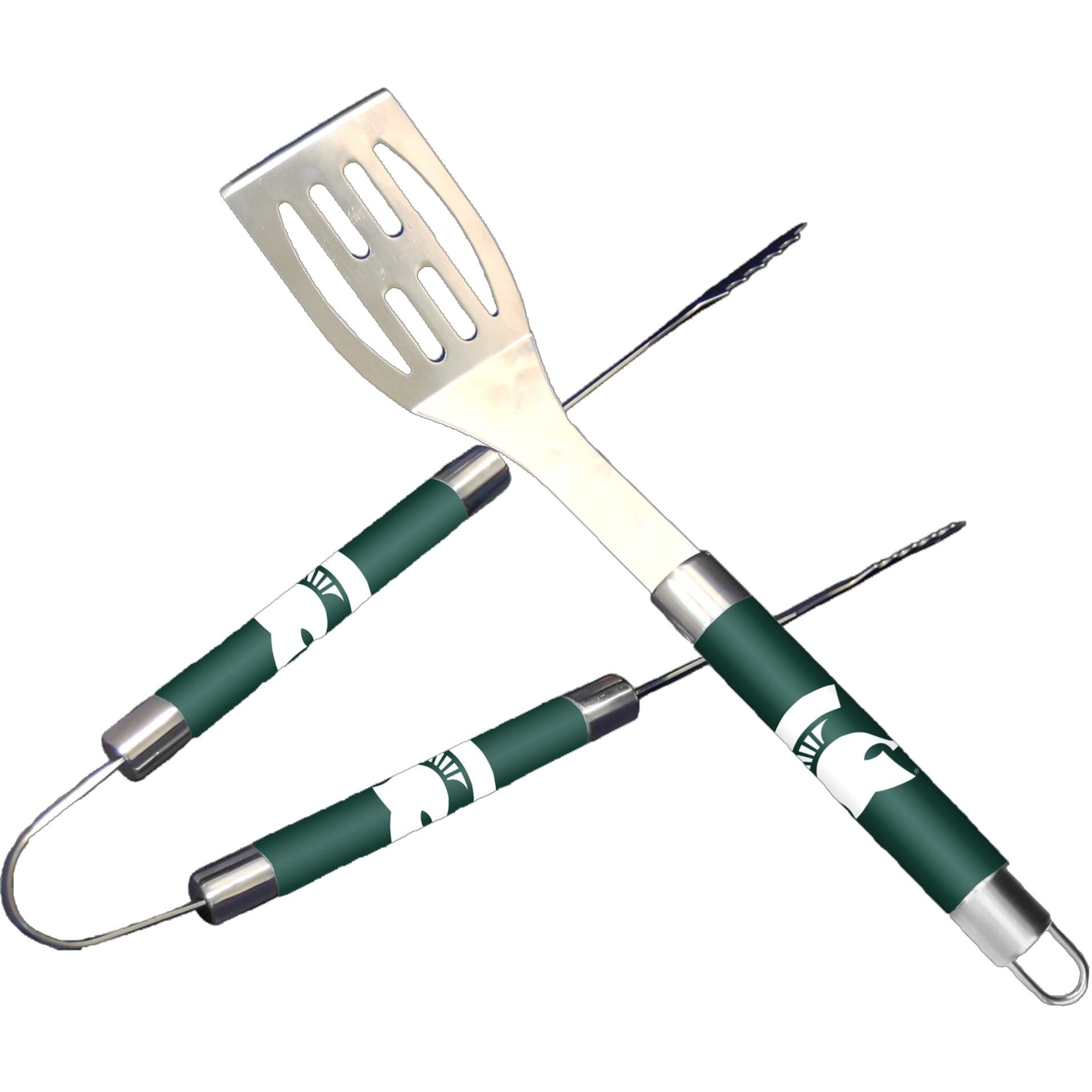 Northwest NCAA Michigan State Spartans Unisex-Adult 2-Piece BBQ Utensil Set, One Size, Team Colors