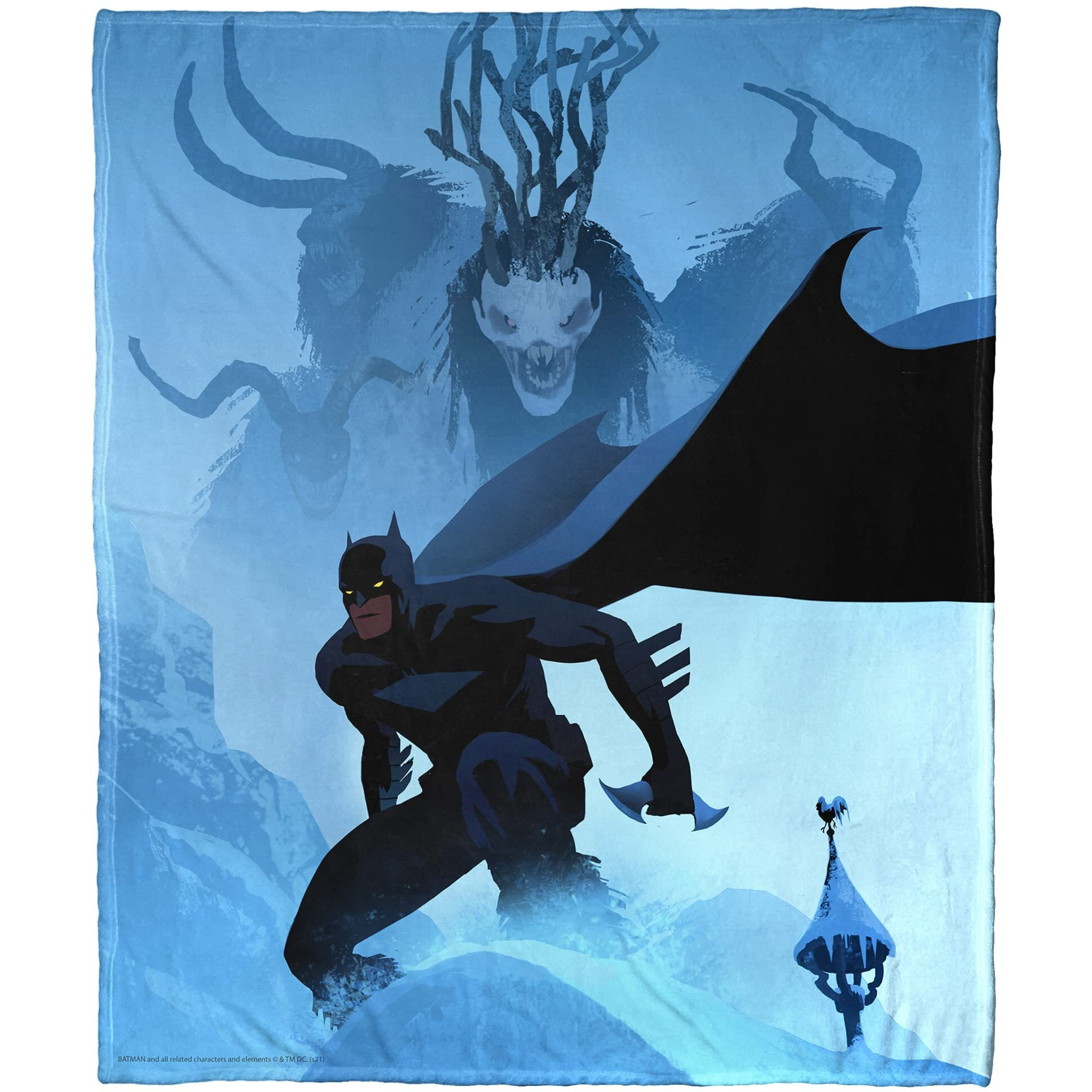 Northwest DC - Batman Silk Touch Throw Blanket, 50" x 60", Mountain of Madness