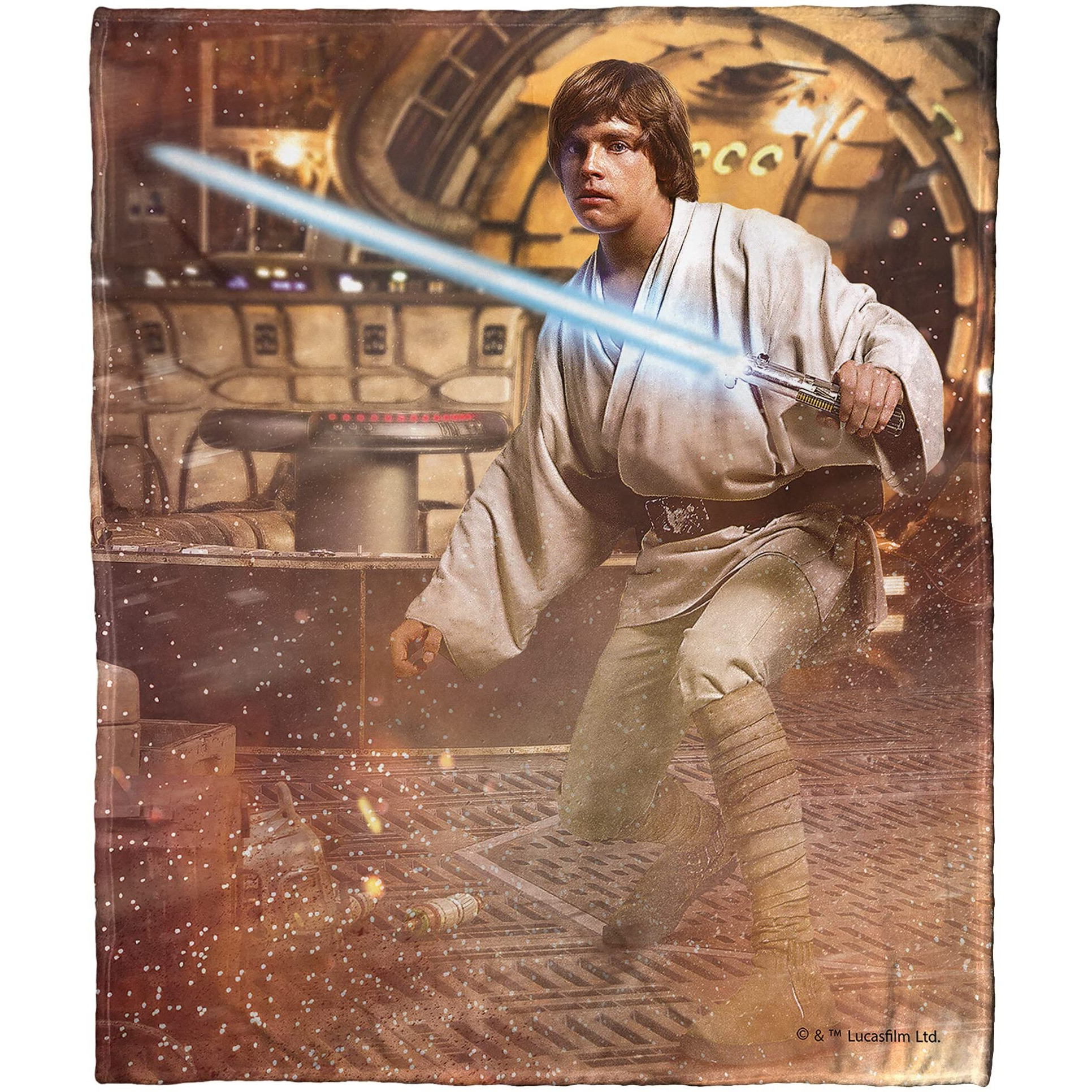 Northwest Star Wars Silk Touch Throw Blanket, 50" x 60", Jedi Master