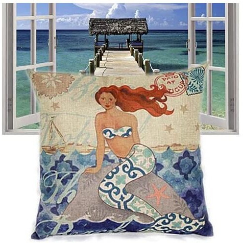 Vista Shops Moods of A Mermaid Cushion Covers