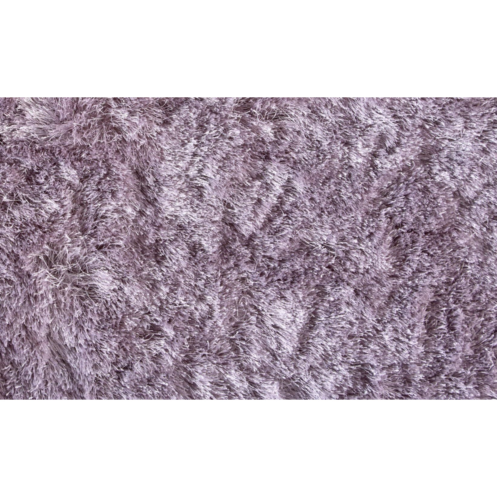 HomeRoots 511002 10 ft. Purple Shag Hand Tufted Handmade Round Area Rug