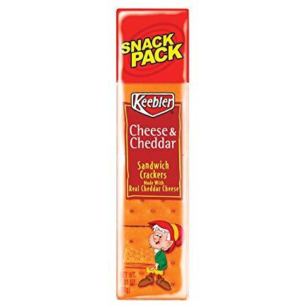 CONTINENTAL CONCESSION Keebler Cheese and Cheddar Crackers 1.8 oz. Pouch