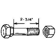 US Hardware RV Strap Nut and Bolt 1 pk