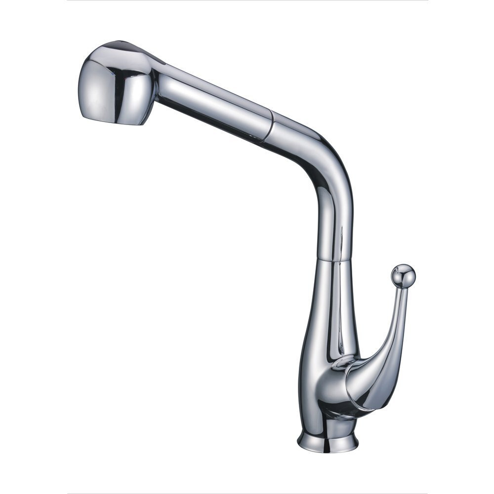 Dawn AB50 3079C Single-Lever Pull-Out Spray Kitchen Faucet, Chrome