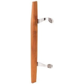 Prime-Line 1 in. L Chrome Plated Brown Metal Patio Door Pull