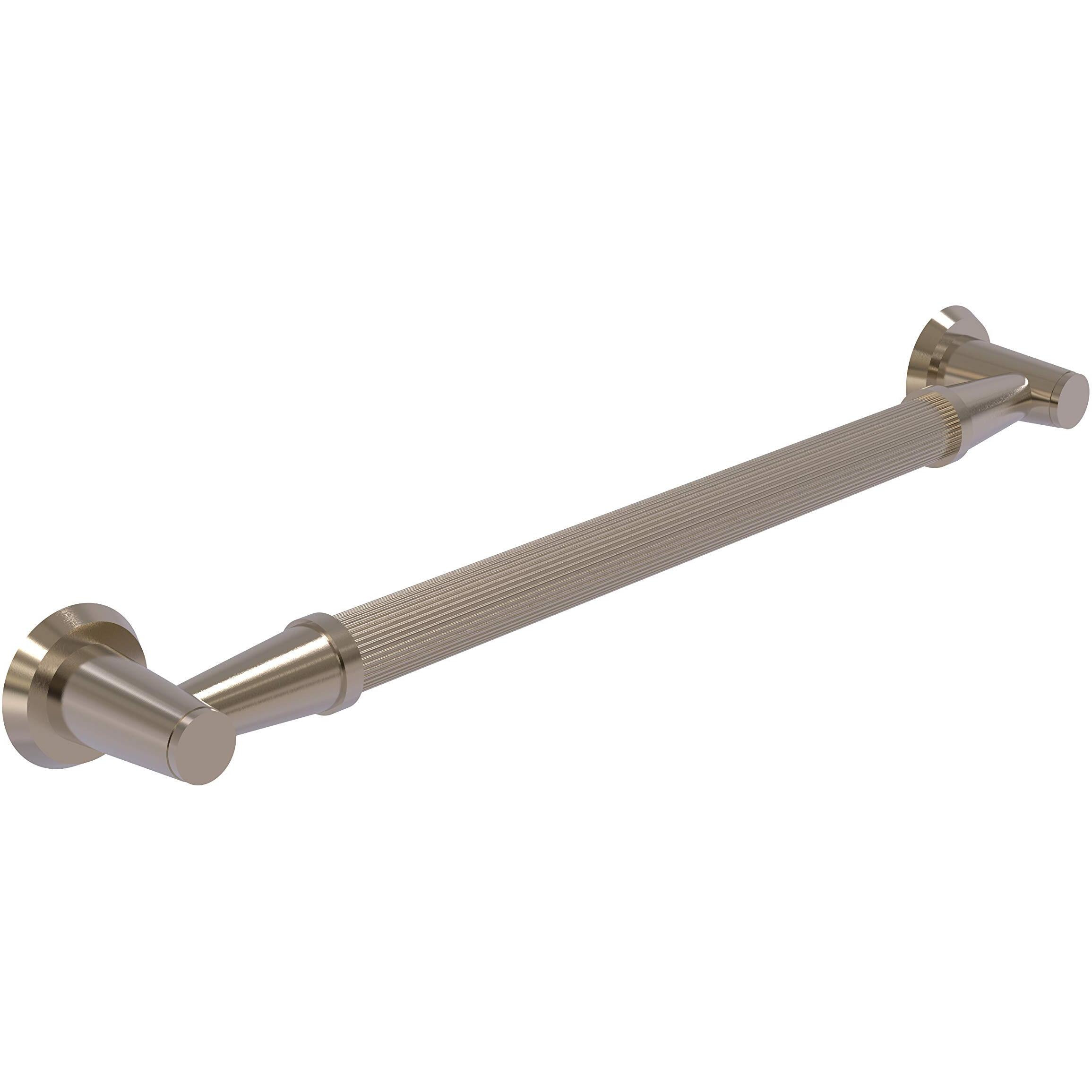 Allied Brass MD-GRR-24-PEW 24 Inch Reeded Grab Bar, 24-Inch, Antique Pewter