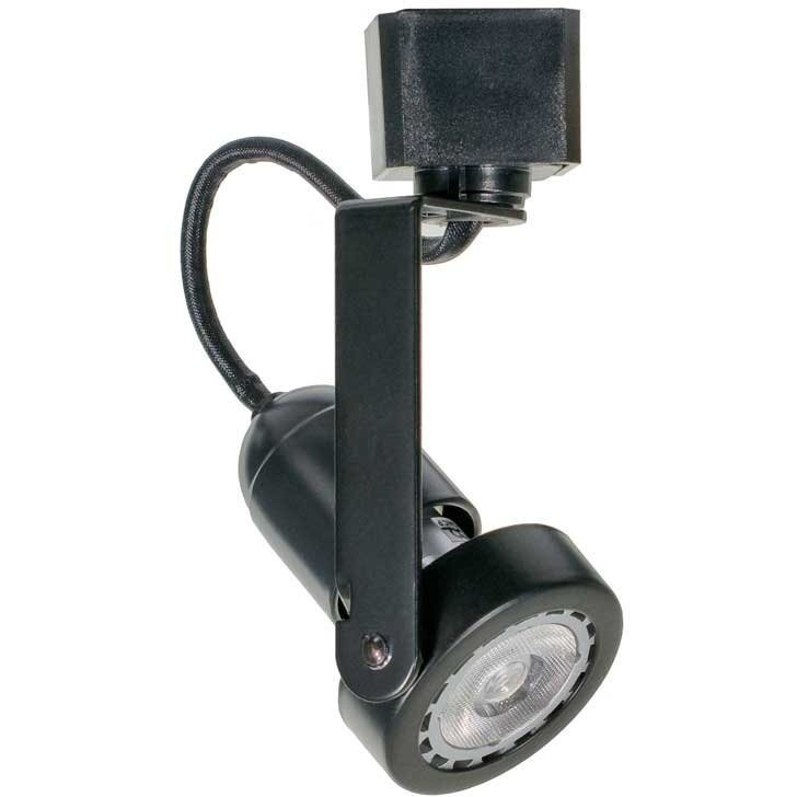 Jesco Lighting H2HV210BK 1-Light Gu10 Mini Gimbal Line Voltage Track Head, Black