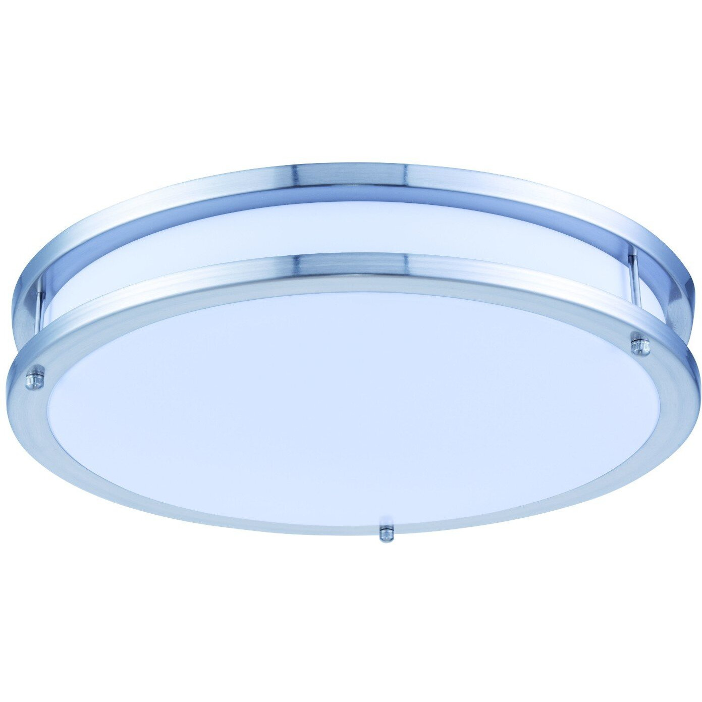 Elitco Lighting CF3201 Household-Light-Bulbs LED Double Ring Ceiling Flush, 3000K, 105, CRI80, ETL, 28W, 100W Equivalent, 35000HRS, LM2000, DIMMABLE, 5 Years Warranty, Input Voltage 120V