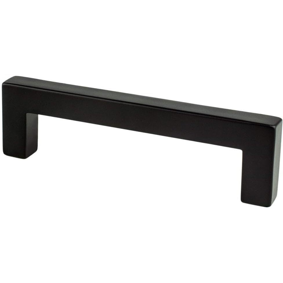 96 mm Contemporary Advantage One CC Matte Black Square Pull