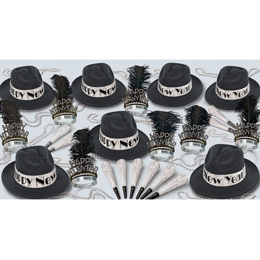 Swingin' Silver New Year's Eve Party Assortment fo 50