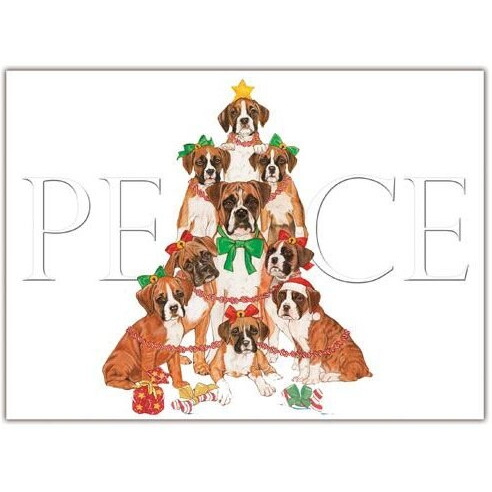 Pipsqueak Productions C558 Boxer Holiday Boxed Cards