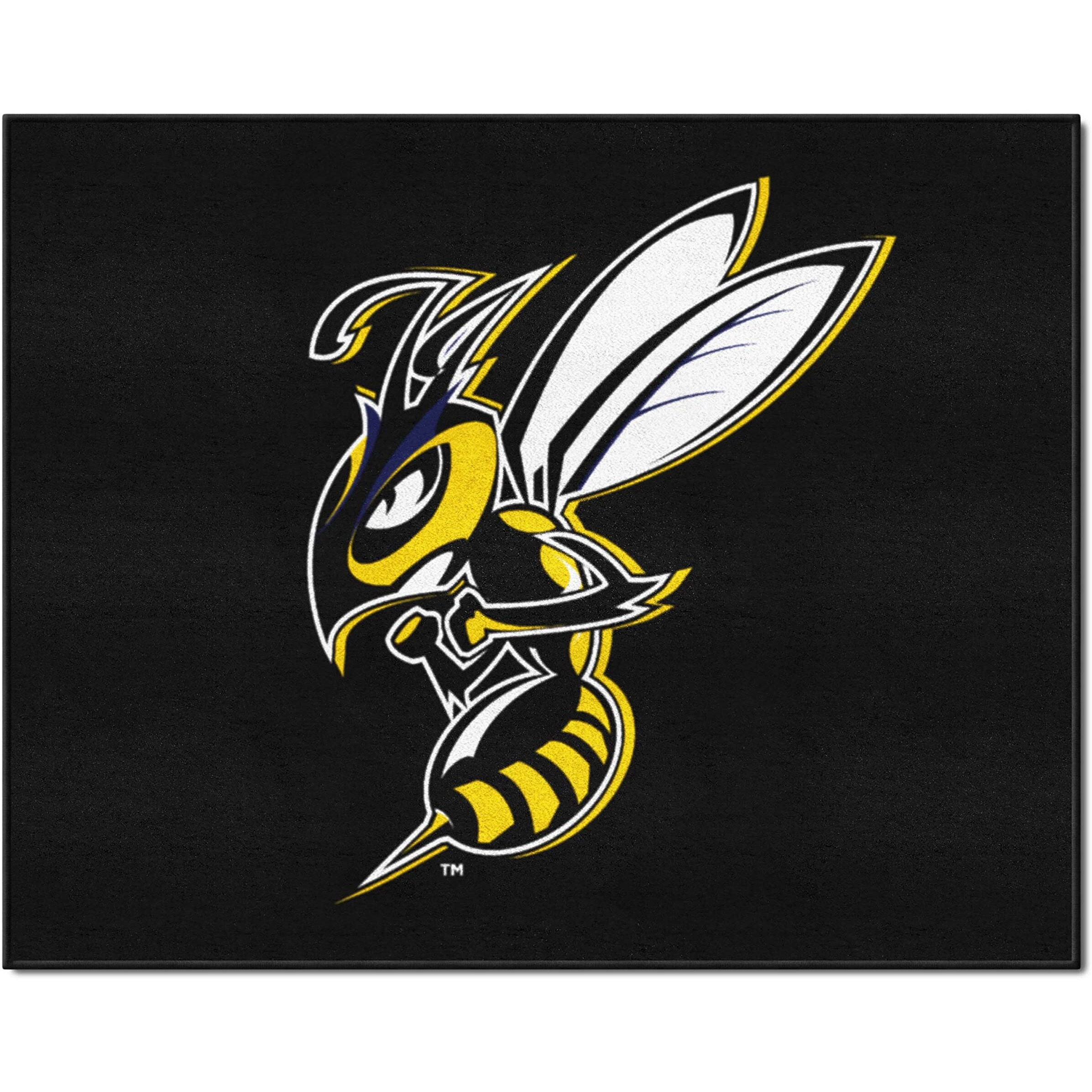 FANMATS 14150 Montana State Billings Yellow Jackets All-Star Rug - 34 in. x 42.5 in. Sports Fan Area Rug, Home Decor Rug and Tailgating Mat