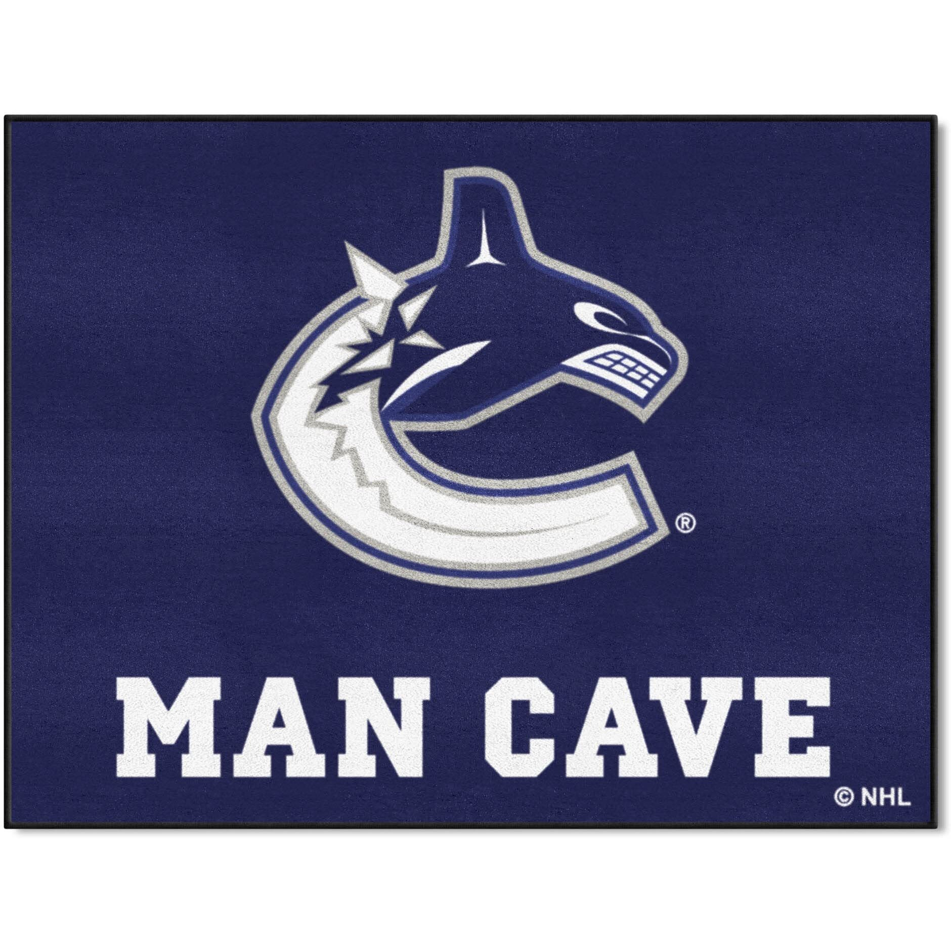 NHL Vancouver Canucks Sports Team Logo Man Cave All-Star Mat - 33.75&quotx42.5"