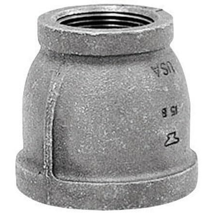 Anvil 3/8 in. FPT x 1/4 in. Dia. FPT Galvanized Malleable Iron Reducing Coupling