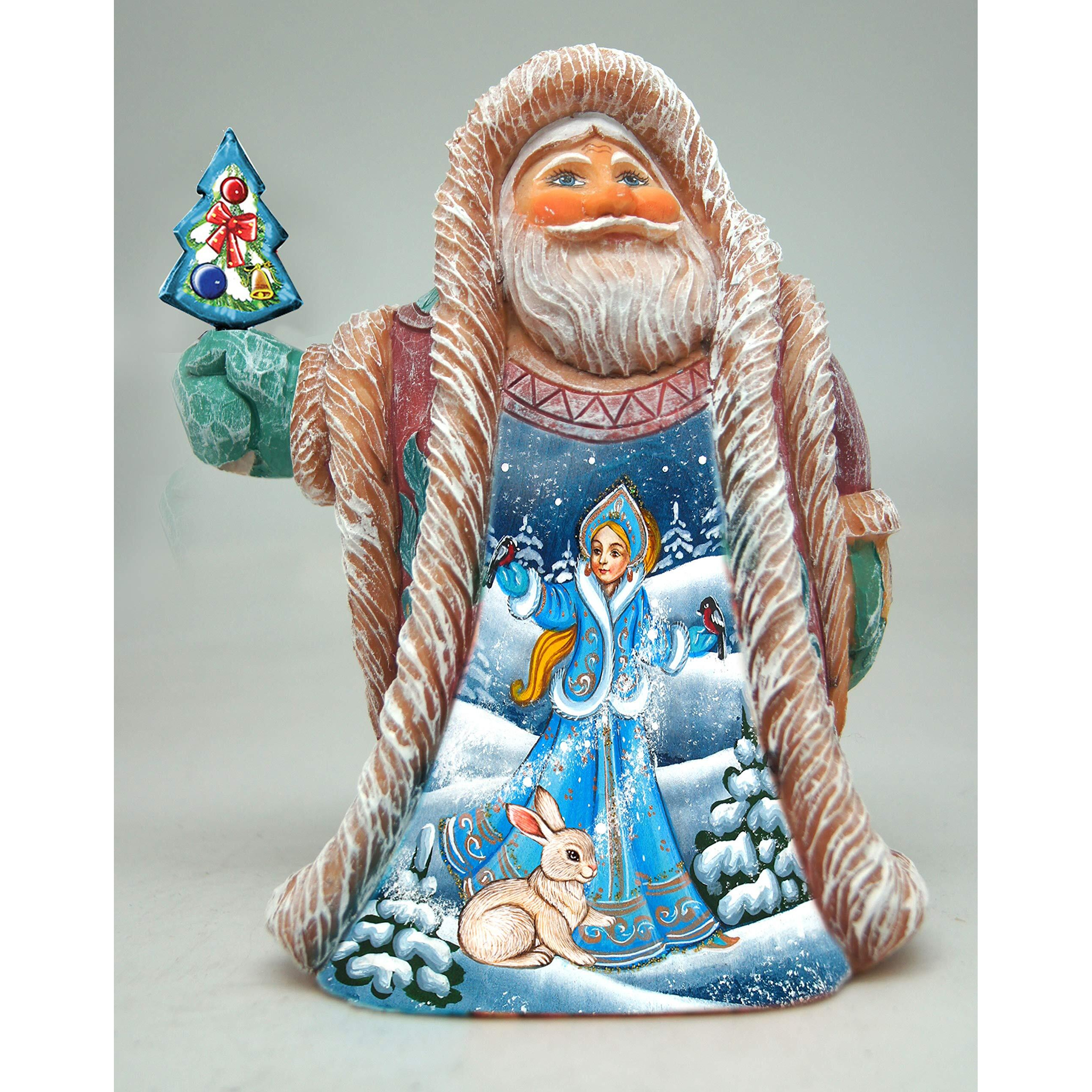 Snowmaiden Scene Santa Figurine by G.DeBrekht 5150119