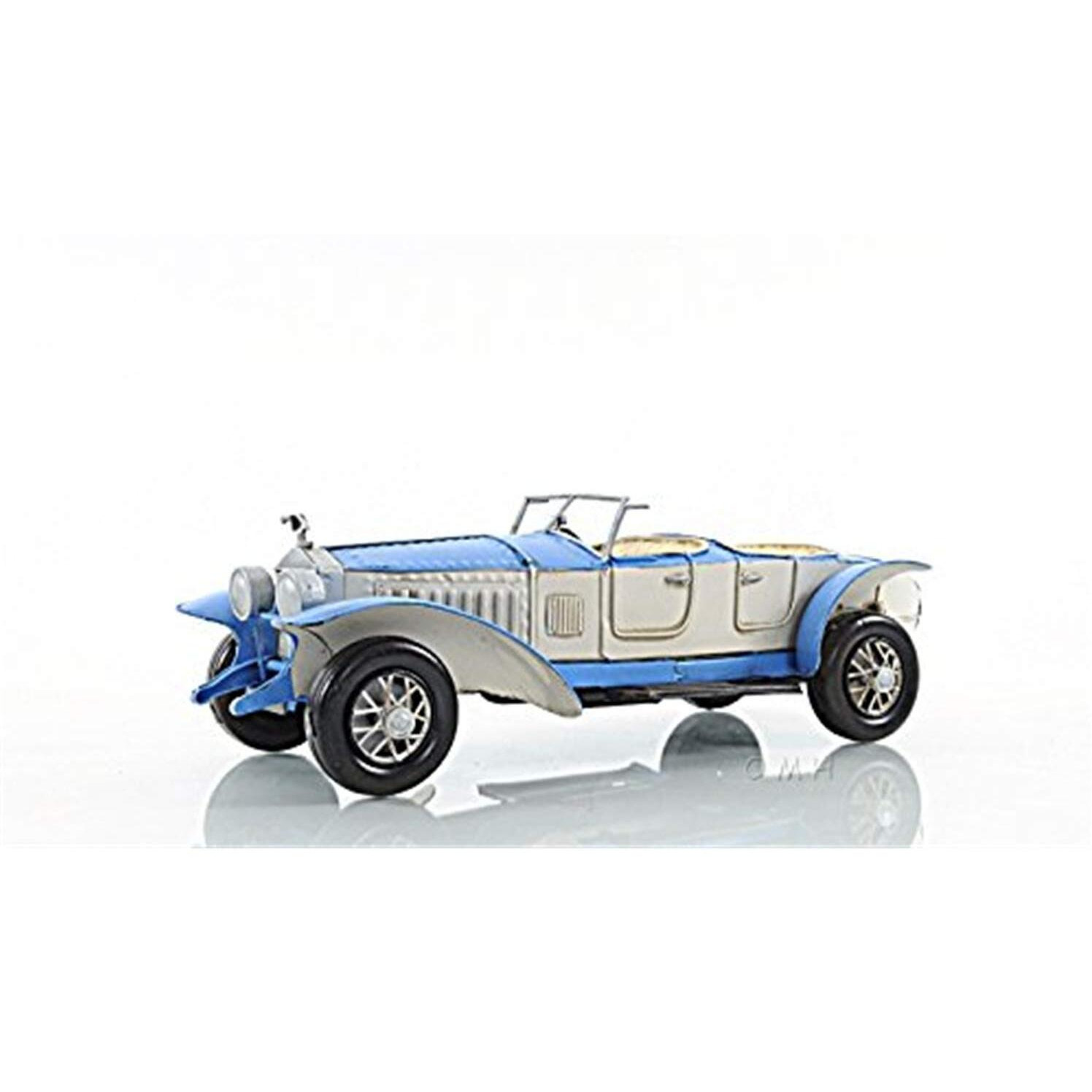 Old Modern Handicrafts 1928 17EX Sports Rolls Royce Phantom Model Car - A Timeless Tribute to Automotive Excellence an Elegant Model Car Decors for Any Space - 13.5" x 4.5" x 4" INCHES